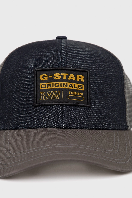 G-Star Raw czapka bawełniana D21247.B988 D21247.B988 granatowy SS22