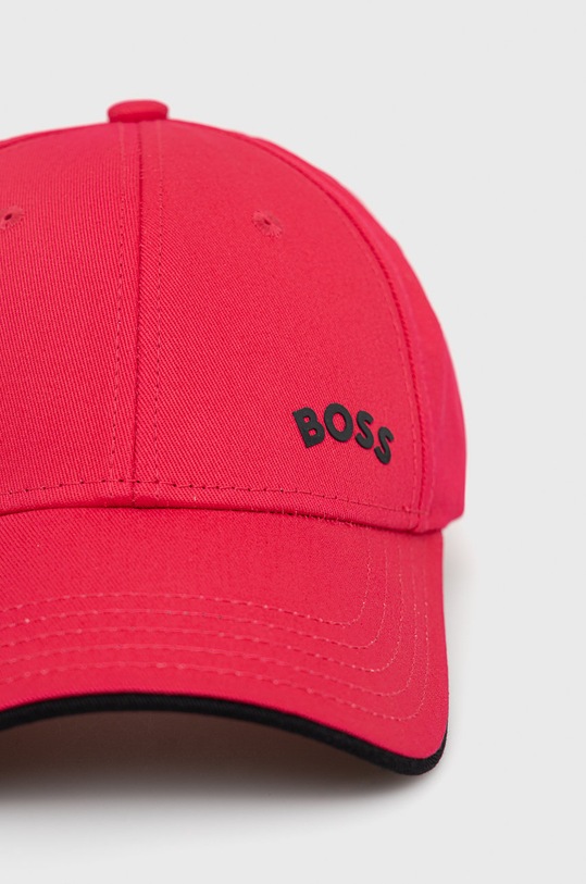 Bavlněná čepice BOSS 50468257 růžová AW22
