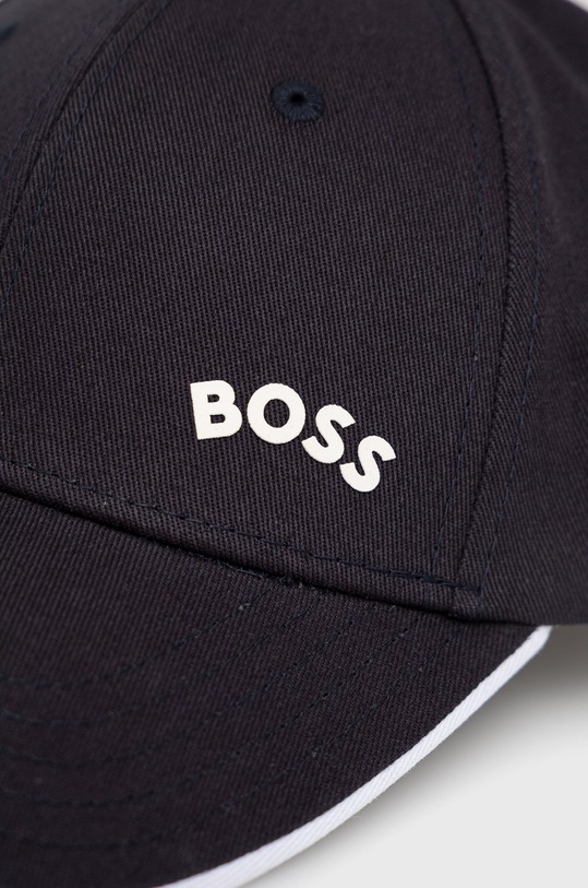 BOSS Green czapka bawełniana 50468257 granatowy AW22