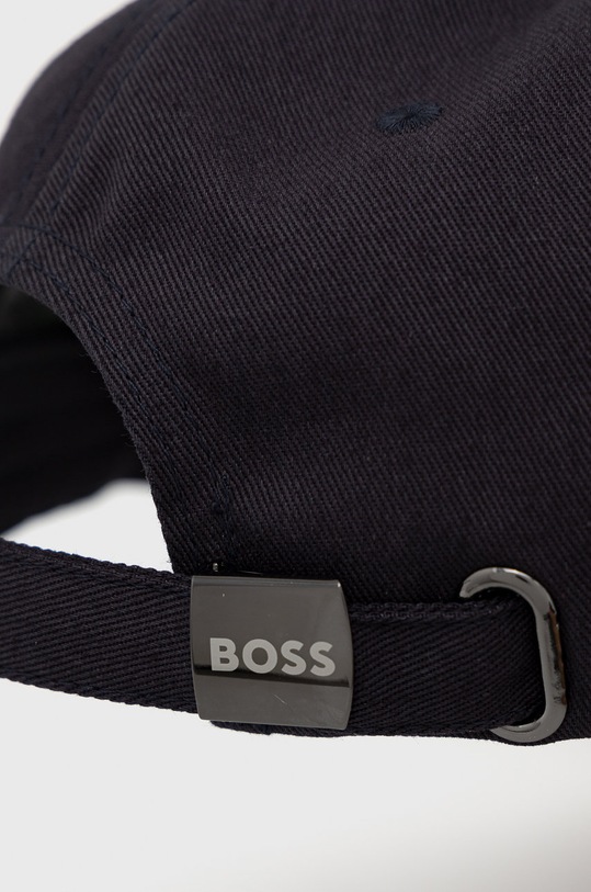 Akcesoria BOSS Green czapka bawełniana 50468257 granatowy