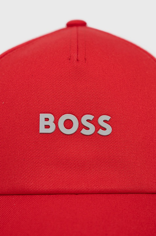 Bavlněná čepice BOSS Boss Casual 50468094 červená SS23