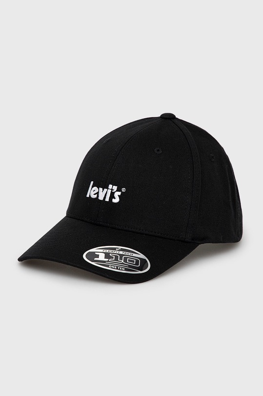 Levi's czapka aplikacja czarny D6625.0004