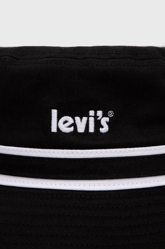 Bavlněný klobouk Levi's D6627.0002 černá SS22