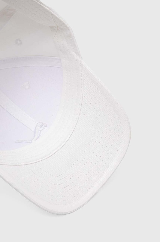 Puma czapka z daszkiem bawełniana Archive Logo BB Cap biały 022554