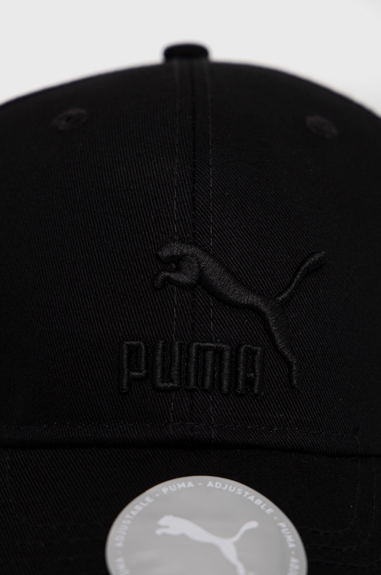 Βαμβακερό καπέλο Puma Archive Logo BB Cap 22554 022554 μαύρο SS24