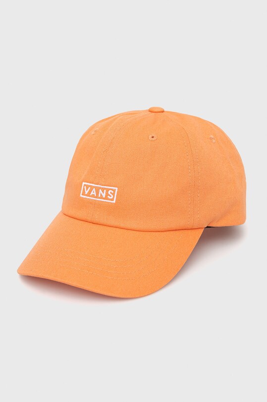 Vans czapka bawełniana aplikacja pomarańczowy VN0A36IUYST1