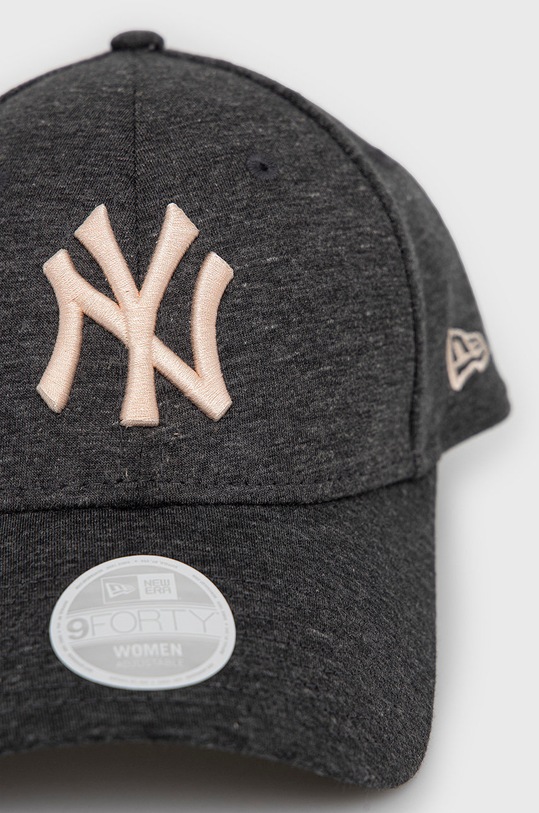Bavlnená čiapka New Era 60222404.BLACK sivá SS22