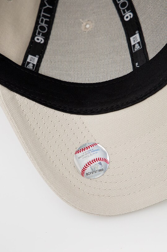 New Era șapcă din bumbac bej 60222491.LIGHTBEIGE