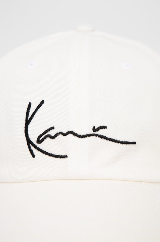 Accesorii Karl Kani șapcă din bumbac KKMACCQ12121WHT alb