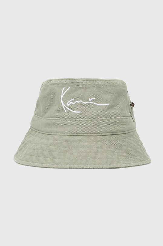 Karl Kani kapelusz bawełniany bawełna zielony KA2210222
