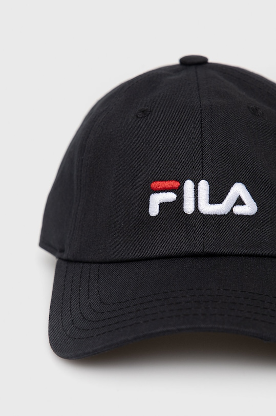 Fila șapcă din bumbac FCU0018 negru AW22