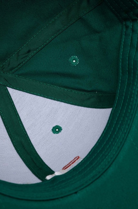 Бавовняна бейсболка Fila зелений FCU0019