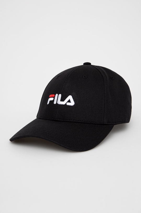 Fila șapcă bumbac negru FCU0019