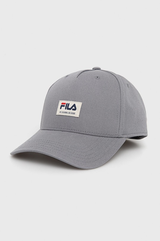 Fila czapka aplikacja szary FCU0023