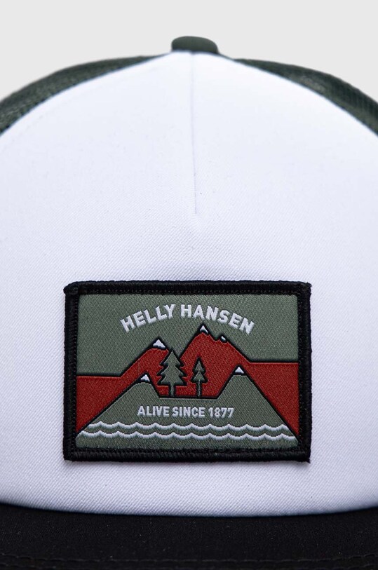 Helly Hansen czapka z daszkiem 67155 biały SS25