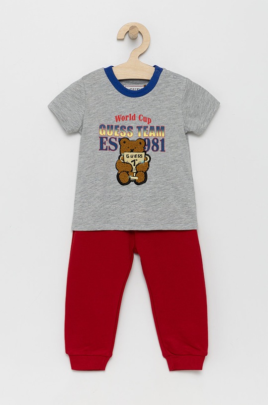 Guess Komplet dziecięcy dzianina czerwony I2RG09.KAE90