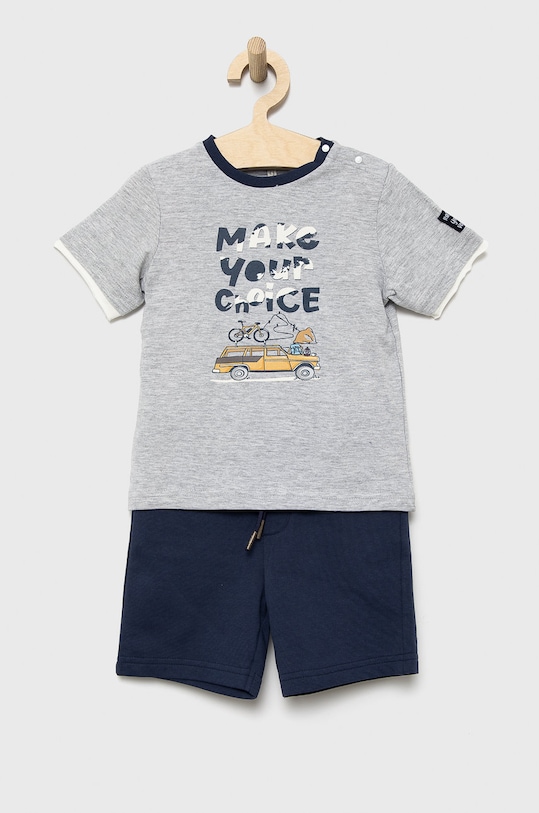 Детский комплект Birba&Trybeyond гладкий серый 999.49040.00.