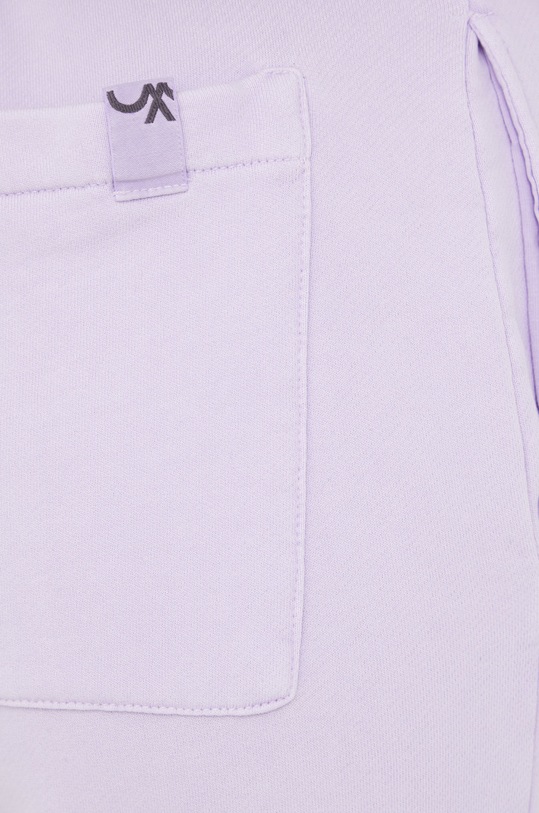 United Colors of Benetton spodnie dresowe fioletowy 3HQLDF007.920