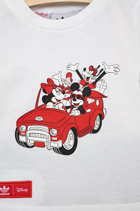 Chłopiec adidas Originals komplet bawełniany dziecięcy Disney HF7538 HF7538 biały