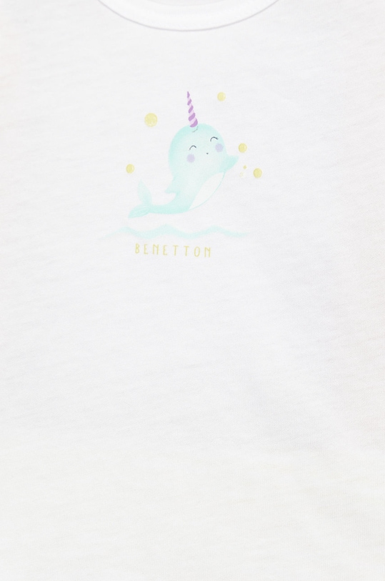 CHLAPEC Dětská bavlněná souprava United Colors of Benetton 3E5LA100H.W zelená