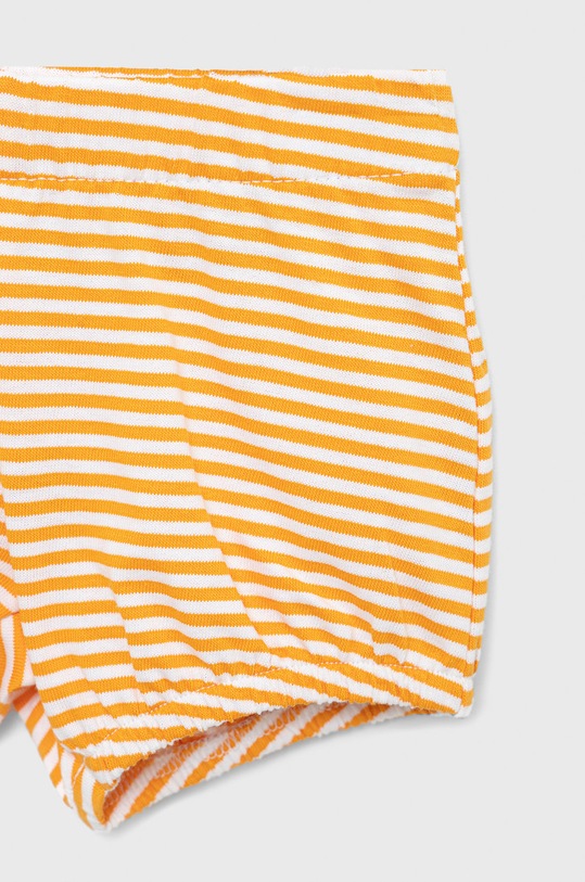 Dětská bavlněná souprava United Colors of Benetton oranžová 3E5LA100H.W