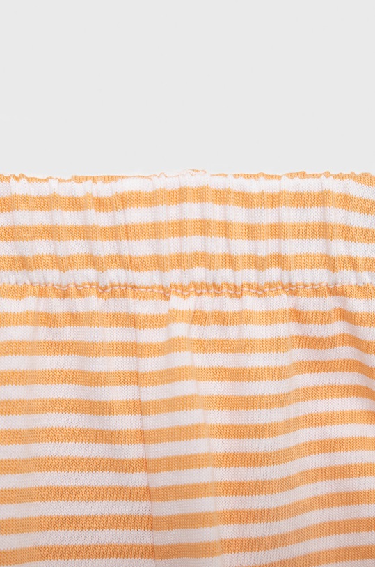 United Colors of Benetton komplet bawełniany dziecięcy pomarańczowy 3E5LA100H.W