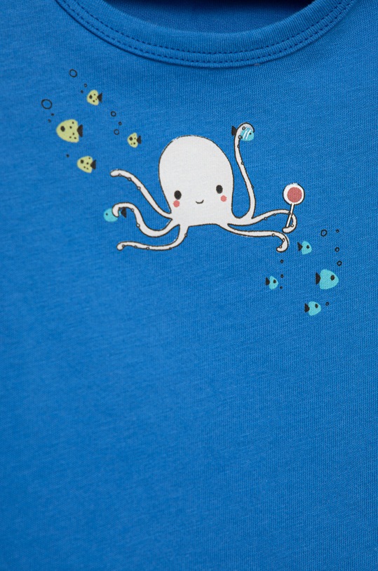 CHLAPEC Dětská bavlněná souprava United Colors of Benetton 3E5LA100H.W modrá