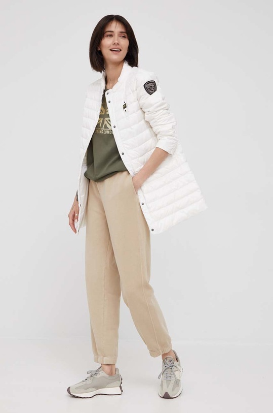United Colors of Benetton spodnie dresowe 3HQLUF00A.902 beżowy SS22