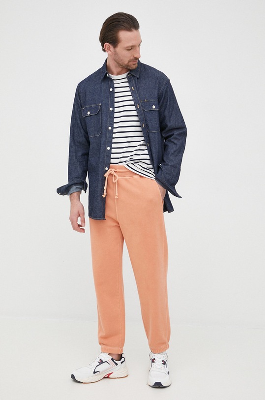 United Colors of Benetton pantaloni de trening 3HQLUF00A.928 portocaliu SS22