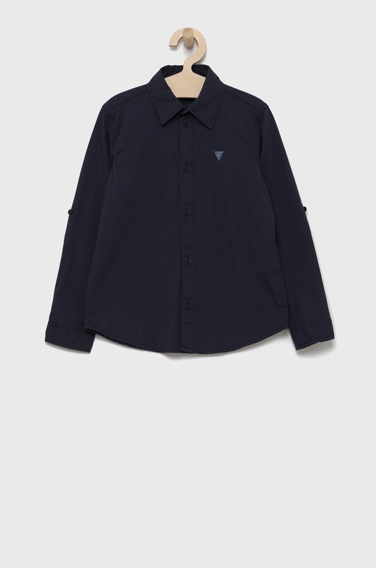 Guess - Koszula dziecięca z elastanem granatowy L81H14.WE5W0
