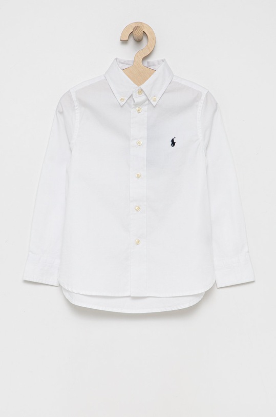 Polo Ralph Lauren Koszula bawełniana dziecięca 321819238001 bawełna biały 321819238001