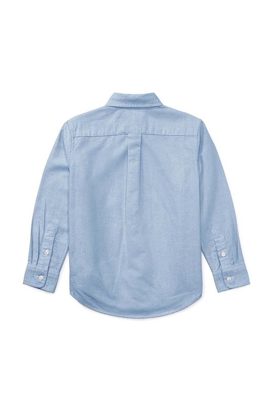 Детская хлопковая рубашка Polo Ralph Lauren 322819238002 голубой AA00