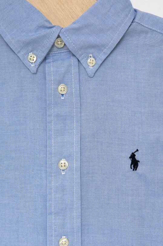 Dječaci Dječja pamučna košulja Polo Ralph Lauren 322819238002 plava