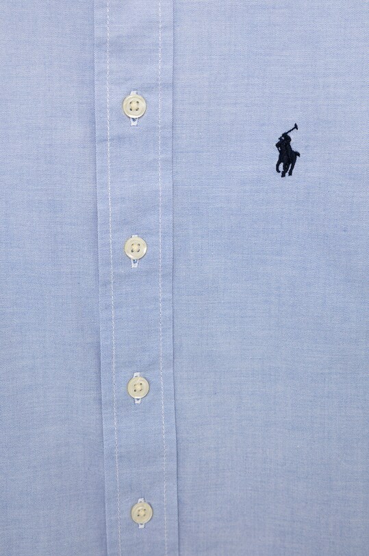 Хлопчик Дитяча бавовняна сорочка Polo Ralph Lauren 323819238002 блакитний