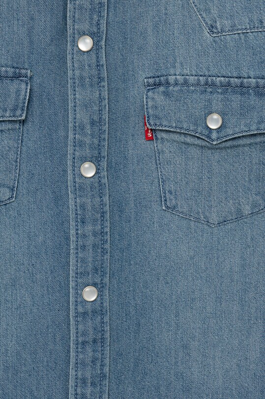 Chlapec Detská bavlnená košeľa Levi's 9E6866.B.NOS modrá