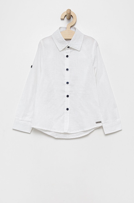 Birba&Trybeyond camasa copii lung alb 999.40496.00.98.128