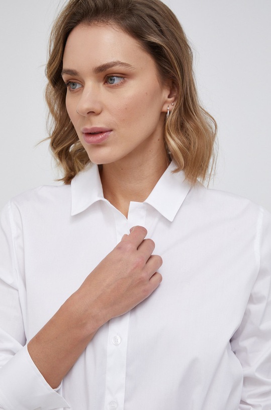 Košile Calvin Klein bílá K20K203576.PPYY