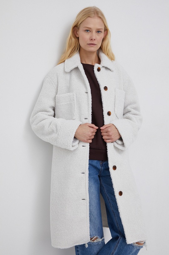 Samsoe Samsoe Płaszcz nieocieplane szary F21400017