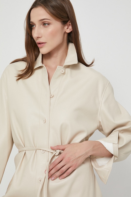 Сорочка Samsoe Samsoe бежевий F21400108