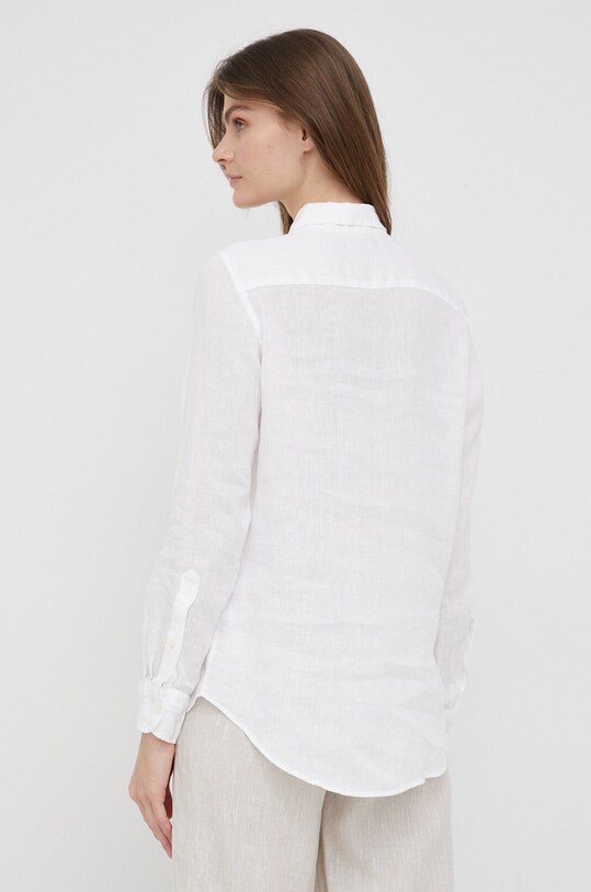 Одяг Сорочка з льону Lauren Ralph Lauren 200782777001 білий