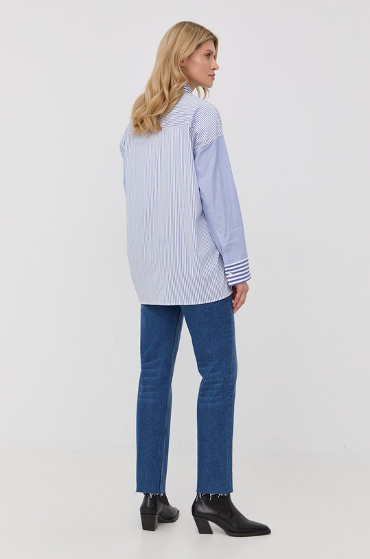 Odzież The Kooples koszula FCCL24092K niebieski