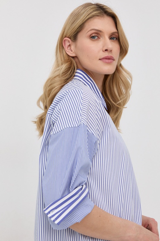 The Kooples koszula FCCL24092K niebieski