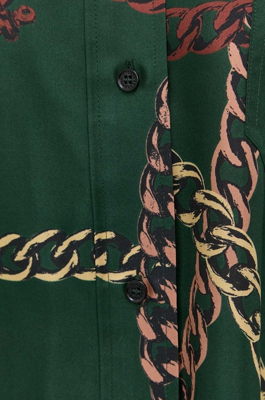 Victoria Beckham Koszula z jedwabiem 1122WSH003323A zielony SS22