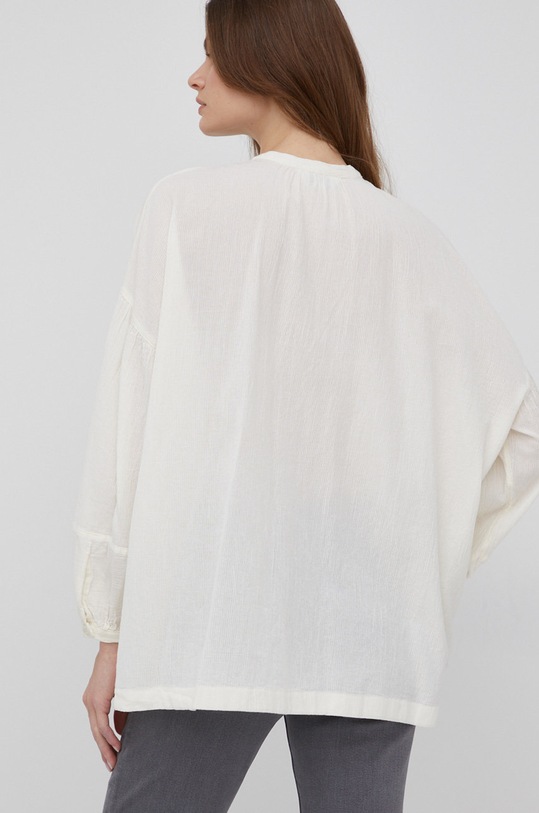 Odzież Lee bluzka bawełniana L45OUFNQ beżowy