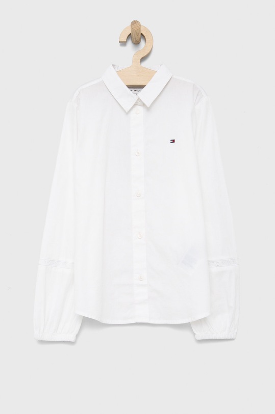 Tommy Hilfiger Koszula bawełniana dziecięca bawełna biały KG0KG06289.PPYY