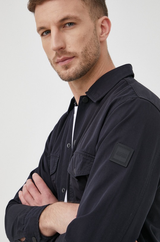 BOSS koszula bawełniana BOSS CASUAL 50450145 50450145 czarny