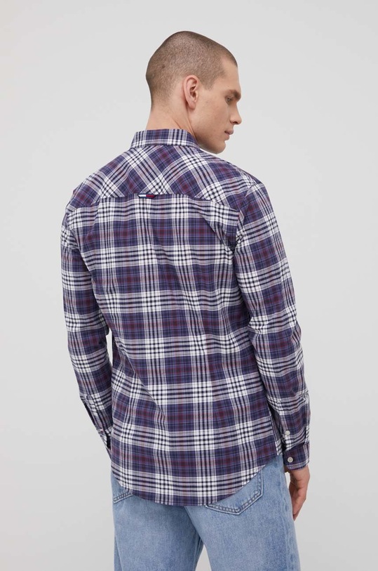 Košulja Tommy Jeans mornarsko plava DM0DM12339.PPYY