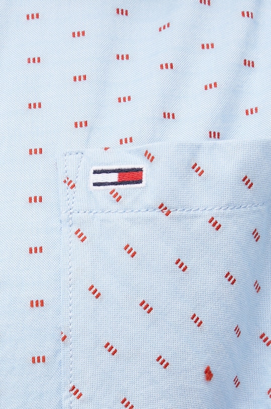 Pamučna košulja Tommy Jeans DM0DM12336.PPYY plava SS22
