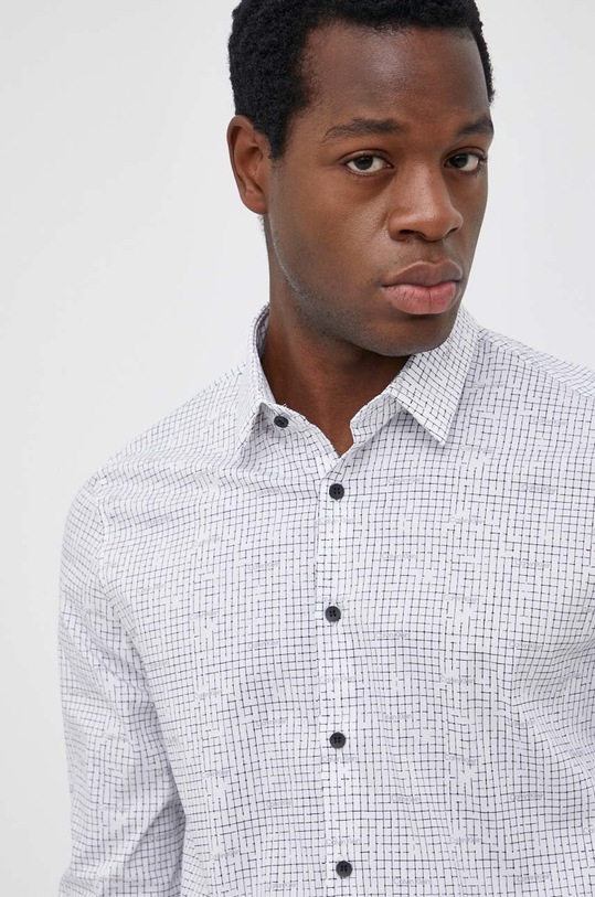 Košile Calvin Klein slim bílá K10K108440.PPYY