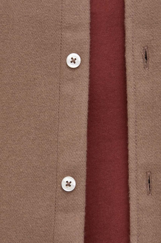 Košile Samsoe Samsoe Liam M20400058 hnědá AA00